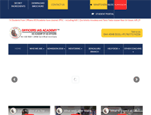 Tablet Screenshot of officersiasacademy.com